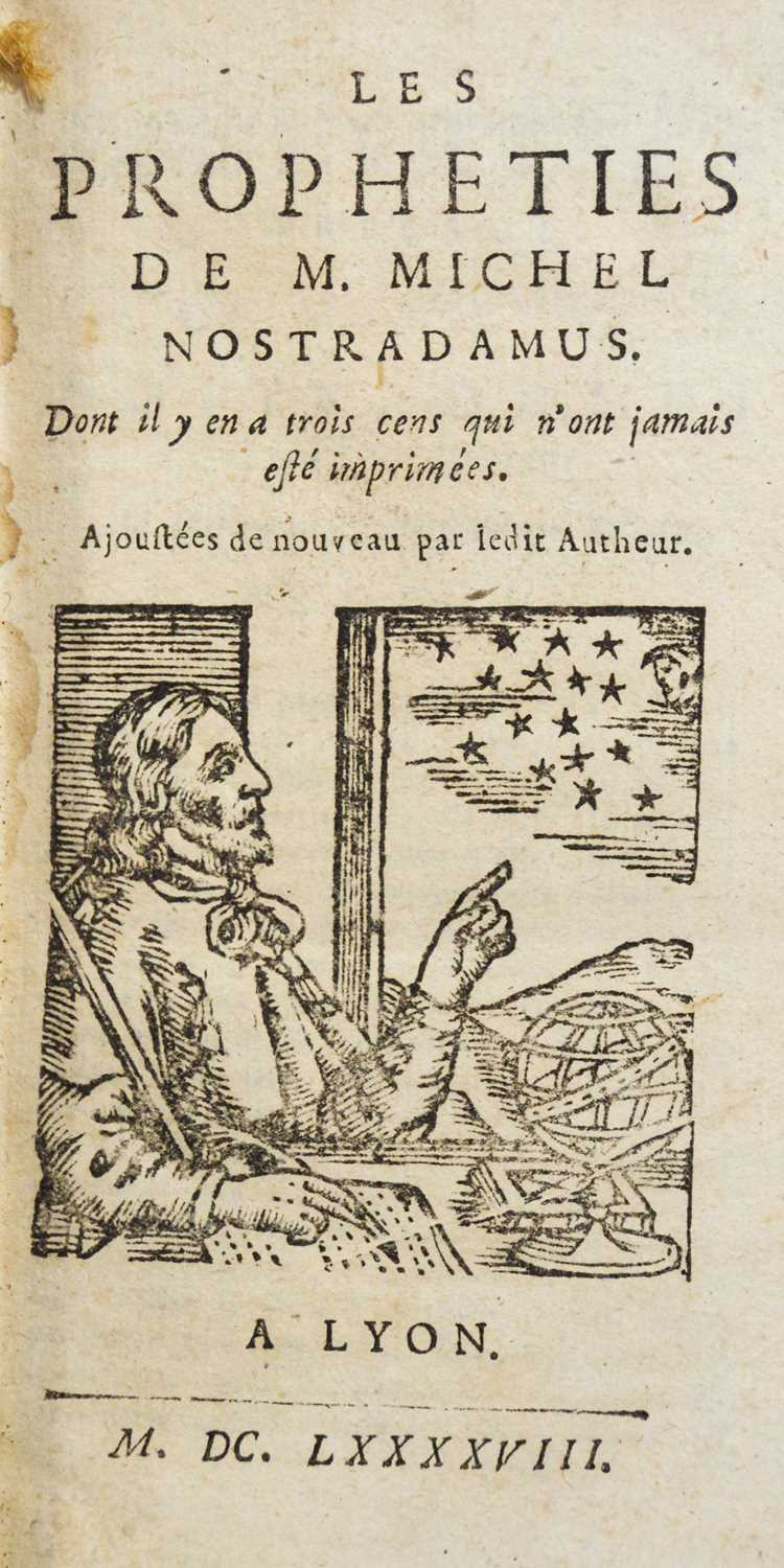 Lot 144 - Nostradamus (Michel) Les Propheties de M....