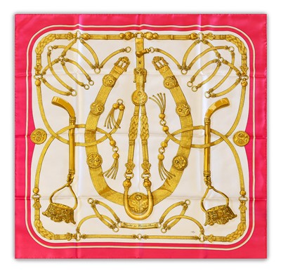 Lot 3055 - Hermès Silk Scarf, Gaucho par Hermès Paris...