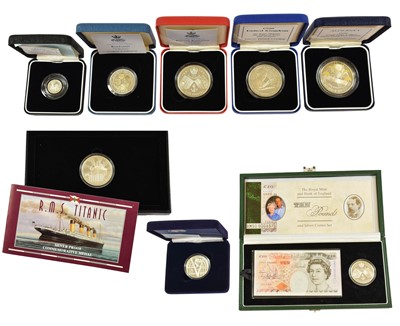 Lot 140 - Royal Mint & Bank of England Commemorative...