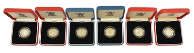 Lot 138 - 4 x Elizabeth II, Silver Proof Piedfort £1,...