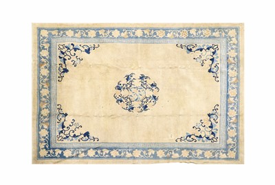 Lot 359 - Chinese Carpet, circa 1920 The plain ivory...