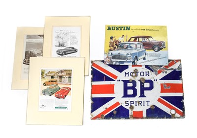 Lot 131 - Motor BP Spirit: A Double-Sided Enamel...