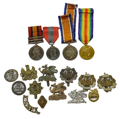 Lot 2004 - A Queen's South Africa Medal, with two clasps...
