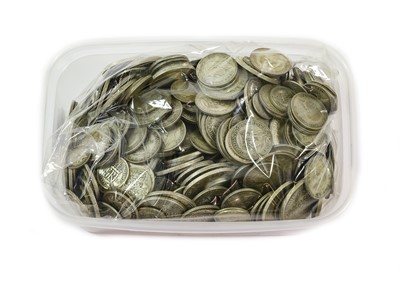 Lot 119 - Pre-1947 Silver halfcrowns, shillings,...