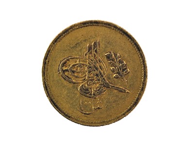 Lot 399 - ♦Egypt, Abdul Mejid (1839-1861) Gold 100 Qirsh...