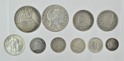 Lot 196 - ♦20 x USA, 19th and Early 20th Century Coins,...