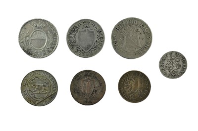 Lot 189 - ♦7 x Swiss Cantons, comprising: Solothurn,...