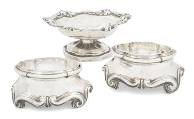 Lot 2249 - A Pair of Italian Silver Salt-Cellars