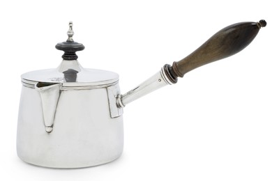 Lot 2068 - An Indian Colonial Silver Saucepan