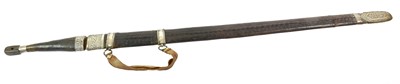 Lot 192 - A 19th Century Omani Kattara, the 83cm double...