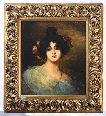 Lot 1123 - Nathaniel Sichel (1843–1907) German Portrait...