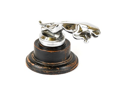 Lot 112 - A 1960's Jaguar Chromed Car Mascot, with...