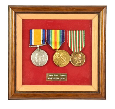 Lot 2026 - A First World War Trio, comprising British War...