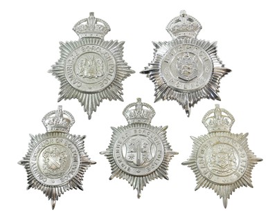 Lot 2055 - A Cambridge Borough Police Helmet Plate and a...