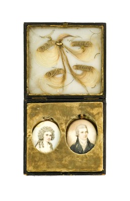 Lot 290 - British School (early 19th century): Miniature...