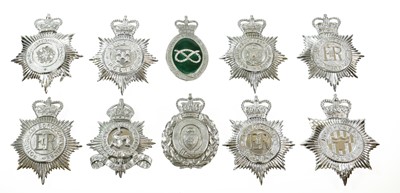Lot 2063 - An Isle of Man Police Force Helmet Plate, of...