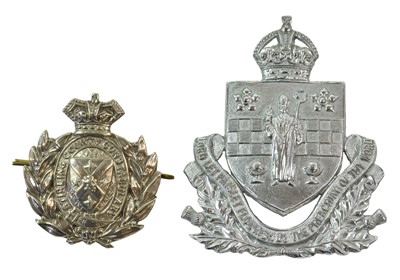 Lot 2075 - A Victorian Stirling County Constabulary Kepi...