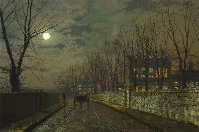 Lot 1112 - John Atkinson Grimshaw (1836-1893) "Silvery...