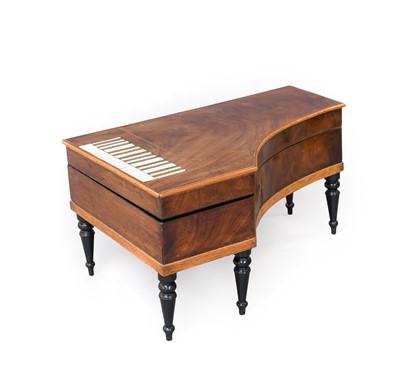 Lot 291 - A French Mahogany Musical Necessaire, circa...
