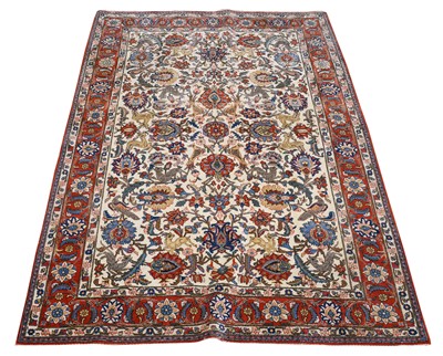 Lot 350 - Good Ghom Rug Central Iran, circa 1950 The...
