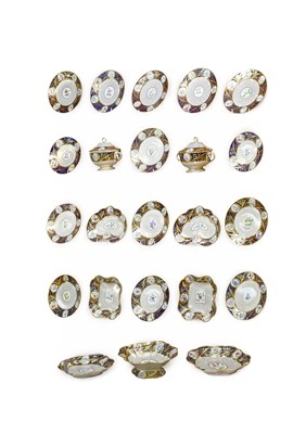 Lot 1010 - A Chamberlains Worcester Porcelain Dessert...