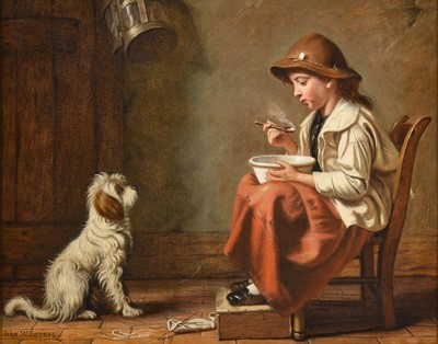 Lot 1092 - John Haynes-Williams (1836-1908) ''Humble Fare'...