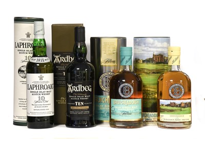 Lot 5186 - Bruichladdich Links 14 Year Old Islay Single...