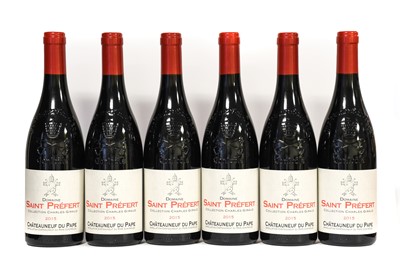 Lot 5101 - Domaine Saint Préfert 2015 Châteauneuf-du-Pape,...