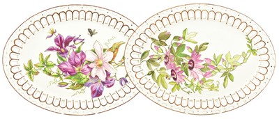 Lot 320 - A Pair of Creamware Stands, circa 1800,...