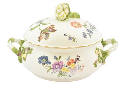 Lot 273 - A Meissen Porcelain Twin-Handled Vegetable...