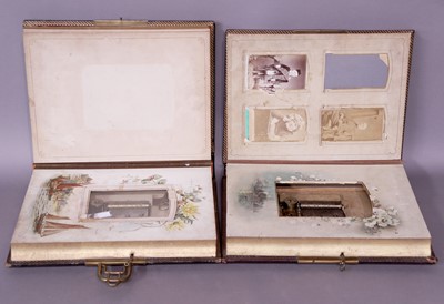 Lot 168 - Two Late Victorian Musical Photograph Albums