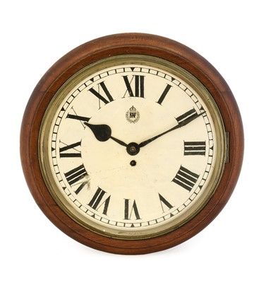 Lot 374 - A Mahogany 14-inch Dial RAF Air Ministry Wall...