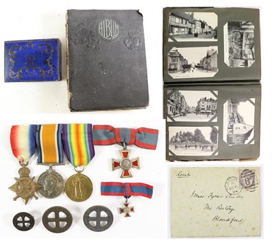 Lot 17 - An Interesting First World War V.A.D. Group of...
