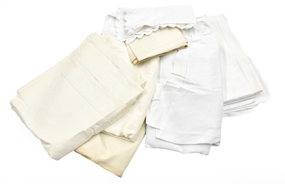 Lot 2016 - Assorted French Monogrammed Linens comprising...