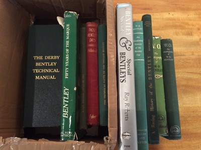 Lot 104 - Bentley Interest: Ten Bentley hardback books,...