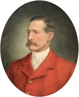 Lot 86 - Adolphe de Bathe (active 1890-1941) Portrait...