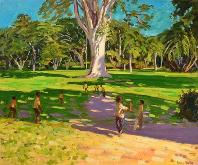 Lot 82 - Andrew Macara NEAC (b.1944) "Botanical Gardens,...