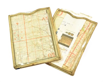Lot 120 - Two Rare Second World War German Maps, one...