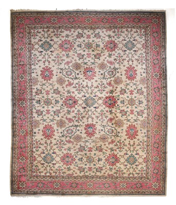 Lot 360 - Indian Carpet of Ushak Design, circa 1910 The...