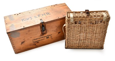 Lot 117 - A Second World War German Wood 'Kart s.F.H.18'...