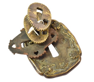 Lot 139 - A 20th Century Japanese Bronze Tsuba, of...