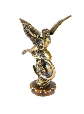 Lot 30 - An Edwardian British Wheel Rider Car Mascot,...