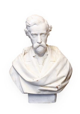 Lot 590 - English School (19th century): A White Marble...
