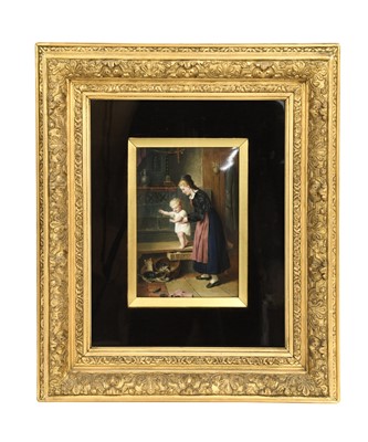 Lot 282 - A KPM Berlin Porcelain Plaque, late 19th...