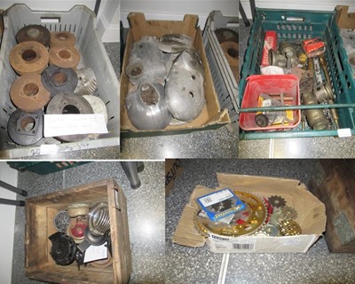 Lot 130 - Five Boxes of Autojumble and Spares, to...