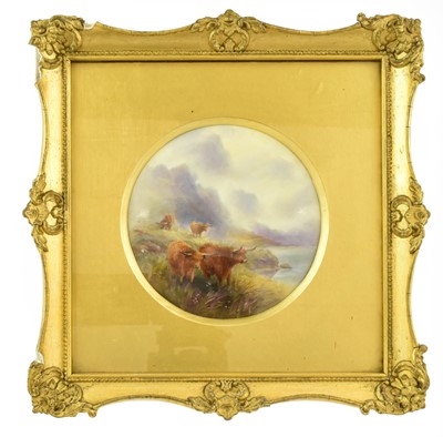 Lot 268 - A Royal Worcester Porcelain Plaque, by Harry...