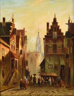 Lot 1107 - Johannes Franciscus Spohler (1853-1923) Dutch "...