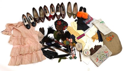 Lot 2208 - Circa 1930s and Later Costume Accessories,...
