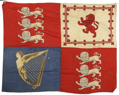 Lot 69 - An Early 20th Century British Royal Standard,...