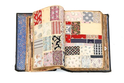 Lot 2155 - French Fabric Sample Book Titled...